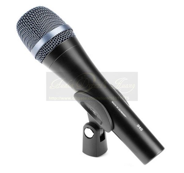 Microphones dynamiques portables super cardioïdes professionnels Microphone filaire vocal bobine mobile Mike pour système de karaoké 945 KTV o Mixer DJ1472159
