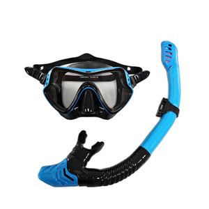 Swimming Professional Spoliproof Sillicone Swimmingles Gogle Full Dry Respirling Tube Diving Mask 240506
