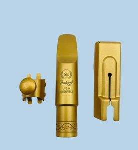 Professional Tenor Soprano Alto Saxophone Metal Mouthpiece Gold Plating Sax Mouth Pieces Accessories Size 5 6 7 81870622