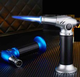 Professional Torch Jet BBQ Lighters Scorch Flame Refillable Picnic Butane Gas Lighter For Kitchen Outdoor Smoking Tools Accessories
