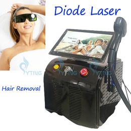Professionele drievoudige golflengte diode ijslaser permanent ontharing machine laser depilator huid verjonging