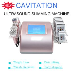 Professionele ultrasone cavitatie afslankende machine RF radiofrequentie huidverjonging Lipo laser liposuctie slanke apparatuur