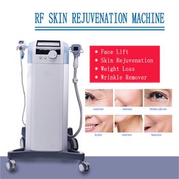 Professionele ultrasone RF RF Skin Trachering Machine Hifu Face Lift Vet Vet Reductie Body Contouring RF Vacuüm Slankapparaat