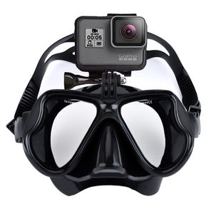 Professional Underwater Mask Camera Diving Mask Swimming Goggles Snorkel Scuba Diving Camera Holder For GoPro