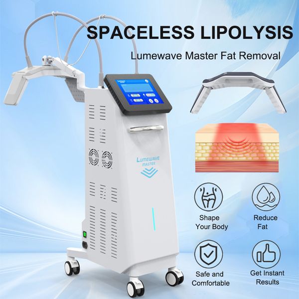 Lipólisis vertical sin espacio profesional Lumewave Master Eliminación de grasa Pérdida de peso Forma del cuerpo Disolución de grasa Máquina para adelgazar Uso en salón en casa