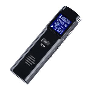 Professional Voice Activated Digital Voice Recorder 8GB Smart noise reduction mini dictaphone One button record voice recorder mp3 player