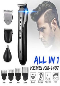 Professionele Waterdichte Baard Trimer Tondeuse Elektrische Snijmachine Kapsel Voor Mannen Grooming EU Plug5024028