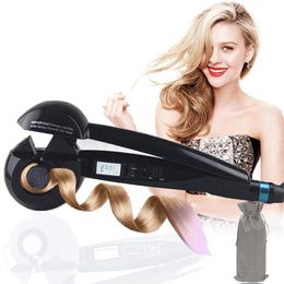 Curlers d'ondes professionnelles Curling Iron Deep Wave Curls Ceramic Hair Curler Hair Styling Tool229Z