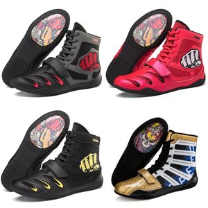 Chaussures de poids professionnelles hommes femmes chaussures de boxe respirante pour unisexe des chaussures de combat durables homme hremptable bottes de boxe gai
