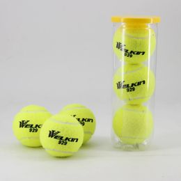 Concours professionnel Wilkin Tennis Balls Training High Elastic Resistance Sports Ball 3 PCS Dans une boîte 240329