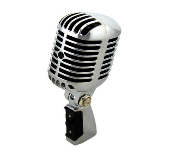 Microphone classique filaire professionnel Vintage, bonne qualité, bobine mobile dynamique, Mike Deluxe, chant en métal, Style ancien, Ktv, Mike8994592