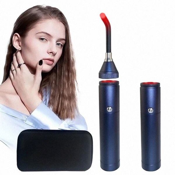 Profi Rojo Azul Luz LED Fisioterapia Vuelo Cancro Dolor Dispositivos de tratamiento Dispositivos de terapia de luz Labio Nariz Orejas Cuerpo Músculo t4JC #