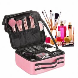 Estuche de maquillaje profesional para mujer, caja de almacenamiento para maquillaje, Trousse Maquillage, herramienta de belleza para uñas, organizador cosmético para mujer, Maleta N0hd #