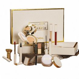 Ensemble de maquillage professionnel kit complet de maquillaje professionnel complet brillant à lèvres fard à paupières ensemble de palette I01W #