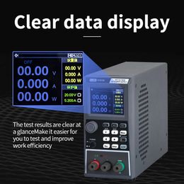 Programmeerbare DC-voeding, opladen met hoog vermogen, constante spanning, constante procescontrole, instelbare DC-gestabiliseerde spanningsvoeding