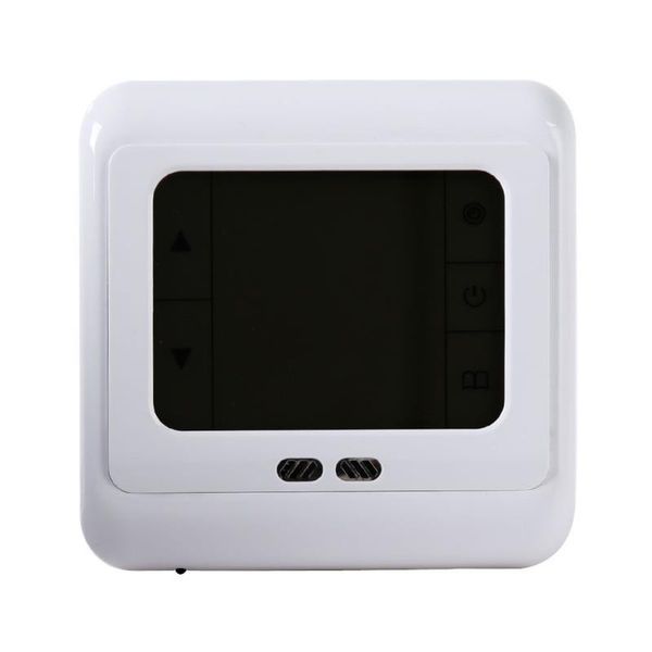 Freeshipping Thermostat programmable Système de chauffage par le sol Contrôleur de température Écran tactile LCD avec blanc bleu vert Backl Rjbc