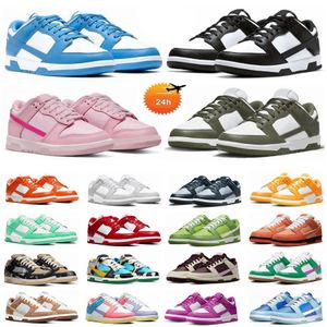 Hommes Femmes Casual Chaussures Low Panda Triple Rose Noir Blanc Gris Brouillard Syracuse Argon Unc Rose Whisper Court Violet Sports Hommes GAI Baskets Baskets 36-47