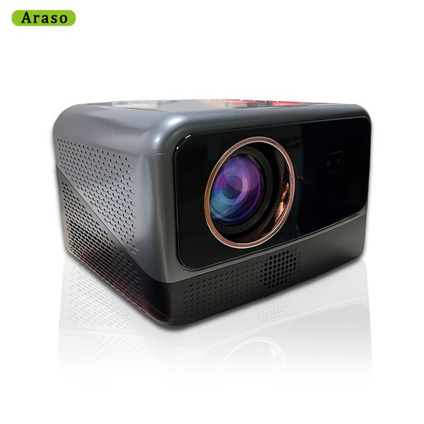 Projecteur 1080P HD 500 Lumens Android 10 Home cinéma avec 2 + 16G cinéma 5G WiFiLED projecteurs TB5.0