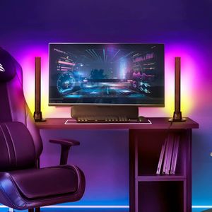 Projectorlampen Smart RGB Light Bars Night Bluetooth App Control Music Sync LED -achtergrondverlichting voor Gaming TV Room Decoration Lamp Mood S 230316