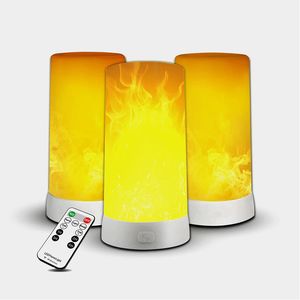 Projectorlampen USB oplaadbare LED-vlamlamp Gesimuleerd vlameffectlicht Realistisch vuur Sfeerlicht Binnendecoratie 4 verlichtingsmodi 230923