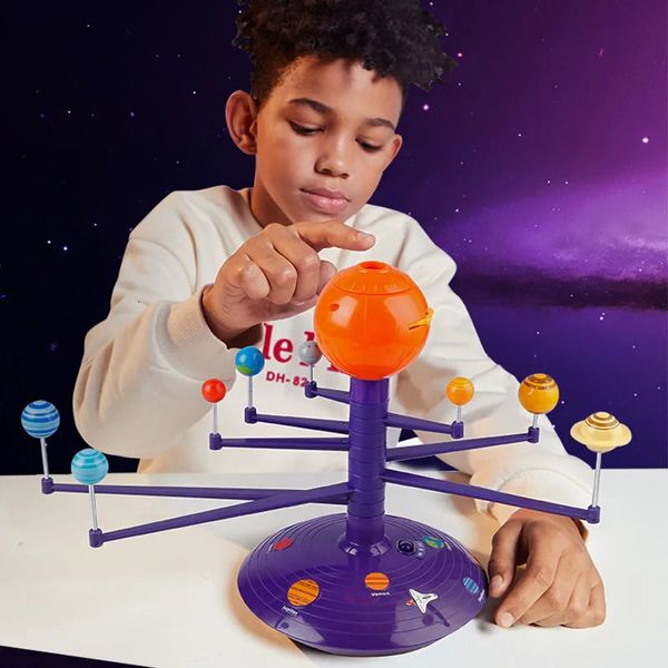 Projecteur Montessori, jouets système solaire, planètes pour enfants, Gadget technologique, modèle éducatif, nouveauté scientifique, 240102