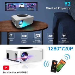 Projectoren 4K WIFI Draadloze Projectoren Buiten Ondersteuning 1080P Mini Projectoren 360 Home Theater Cinema HDMI Smart TV voor IOS L240105