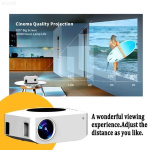 Projecteurs 4K WIFI projecteurs sans fil Support extérieur 1080P Mini projecteurs 360 cinéma maison HDMI Smart Tv pour IOS SAMSUNG L23092010