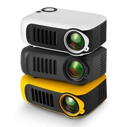 Projectoren A2000 Mini Projector Led Portable Beamer Compatible Support Full HD 1080p Video Projetor met USB HD Port Kids Gift Home Cinema