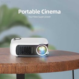 Projecteurs A2000 MINI projecteur Portable LED vidéoprojecteurs cinéma maison 1080P jeu Laser Beamer 4K film Smart TV BOX Via HD Port L230923