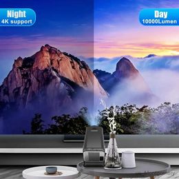 Projecteurs Android 11 390ansi Hy320 Projecteur 4K Native 1080p Dual WiFi6 BT5.0 Cinema Outdoor Portable Projetor Upgrated HY300