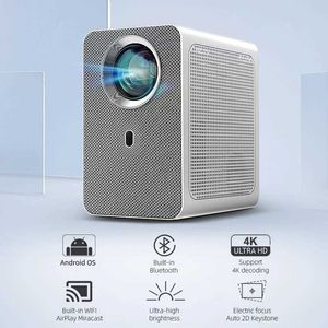 Projectoren AUN ET50S Android Projector Full HD 1080p Wifi 3D Home Theatre LED Mini Video Projector Portable Cinema Sync iOS 4K Movie TV J240509