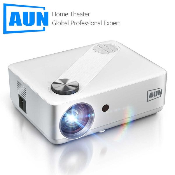 Proyectores AUN Full HD Proyector AKEY8 Android 9 Video Proyector 4K Decode Cine en casa Beamer Beamer Proyector para Cinema Home Cinema T221216