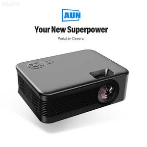 Projecteurs AUN MINI projecteur A30 mini projeteur support 4k Smart TV Portable Home cinéma cinéma projecteurs LED pour film 4k L230923