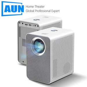 Projectoren Aun Mini Projector ET50S Android Projectors 1080p Full HD 4K Video Home Theatre LED Portable Beamer Bluetooth Wifi Smartphone TV T221216
