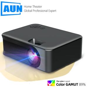 Proyectores AUN Proyector portátil Mini A30 Actualización Cine en casa Reproducción de video 4K a través del puerto HD Pantallas de TV inteligentes Cinema Beam Laser 3D 231128
