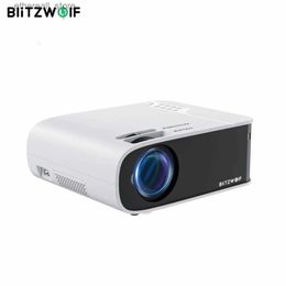 Projecteurs BlitzWolf V6 projecteur intelligent WIFI Portable cinéma maison cinéma natif 1080P Full HD Proyector Home cinéma vidéo LED bluetooth Q231128