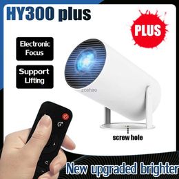 Projecteurs DITONG HY300 Plus HD projecteur 4K 1280x720P Android 11 Wifi6 250ansi LED vidéo Home cinéma cinéma téléphone Proyectores MovieL240105