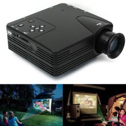 Projectoren H80 Portable Mini 640x480 Pixels HD LED Digital Support 1080p Home Cinema Theatre Media Videospeler US 230331