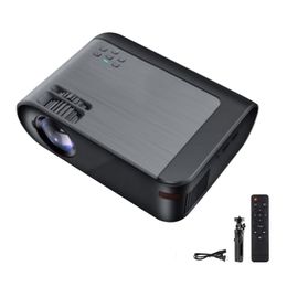 Projectoren LED Portable Projector 1080p Full HD WiFi 5500 Lumens Home Outdoor Office Projection US Plug 230331