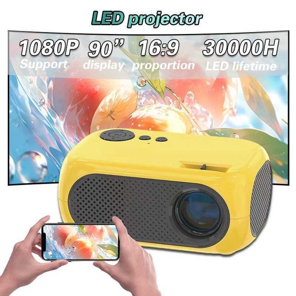 Projecteurs M24 Mini Projecteur Mini 1080p Full HD Portable Projecteur Projecteur LED Projecteur Small Projecteur J240509