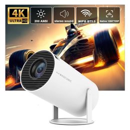 Proyectores Proyector Magcubic Hy300 4K Android 11 Dual Wifi6 200 ANSI Allwinner H713 BT5.0 1080P 1280 * 720P Proyector de cine en casa al aire libre 231122