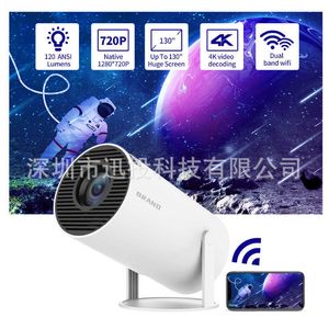 Proyectores Magcubic Proyector Hy300 4K Android 11 Dual Wifi6 200 ANSI Allwinner H713 BT5.0 1080P 1280*720P Cine en casa Proyector al aire libre Q231128