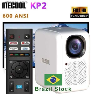 Proyectores MECOOL KP2 LED Mini proyector 1920x1080 píxeles 600 ANSI HDMI compatible con Linux USB Audio portátil Home Media Video VS KP1 1080P Q231128