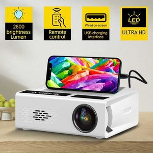 Projecteurs Portable Projecteur prend en charge 1080p pour améliorer votre expérience de visionnement adaptée aux familles et compatibles avec USB / HDTV J240509