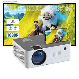 Projecteurs Q9 FHD 1080P projecteur Portable 3500 Lumens LED projecteur de cinéma maison vidéo miroir écran WIFI Bluetooth haute HD projecteur Q231128
