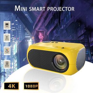 Projecteurs Smart Projecteur WiFi Autofocus Bluetooth Android LED Projecteur haute définition 4K 1080p 1000 Lumens Home Theatre Projecteur portable en plein air J240509