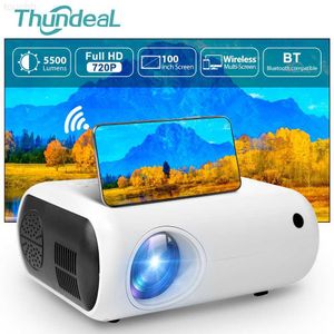 Projecteurs Thundeal TD50 Mini projecteur Portable Home cinéma 3D WiFi projecteur Full HD 720P 1080P IOS Android téléphone film vidéo projecteur L230923