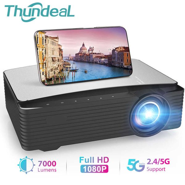 Projecteurs ThundeaL YG650 K25 projecteur Full HD 1080P grand écran LED Proyector YG653 5G 2.4G WIFI Android téléphone projecteur 3D cinéma vidéo T221216