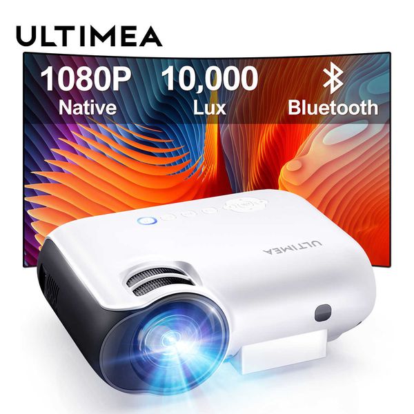 Proyectores ULTIMEA Proyector portátil Mini Smart Real 1080P Full HD Película Cine en casa Proyectores LED Bluetooth R230306