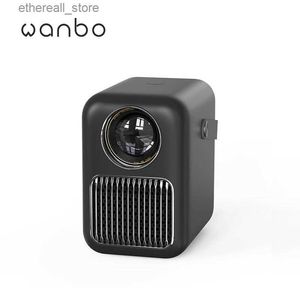 Projectoren Wanbo T6R MAX Projector Autofocus 650 Ansilm HDR10 4K 1920*1080P LED Draagbare Projector WIFI BT 2GB + 16GB Spraakbesturing Q231128